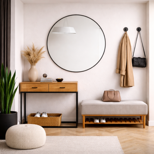 zlutowana lustro lutowane w czarnej patynie